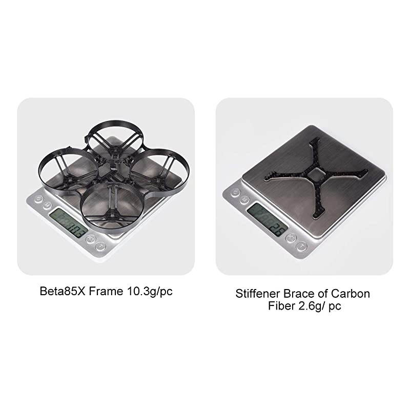 Beta85X 4S Cine Whoop Frame Kit Black Frame Stiffener Brace of Carbon Fiber for 1105 Brushless Motor Beta85X Cine Whoop Drone