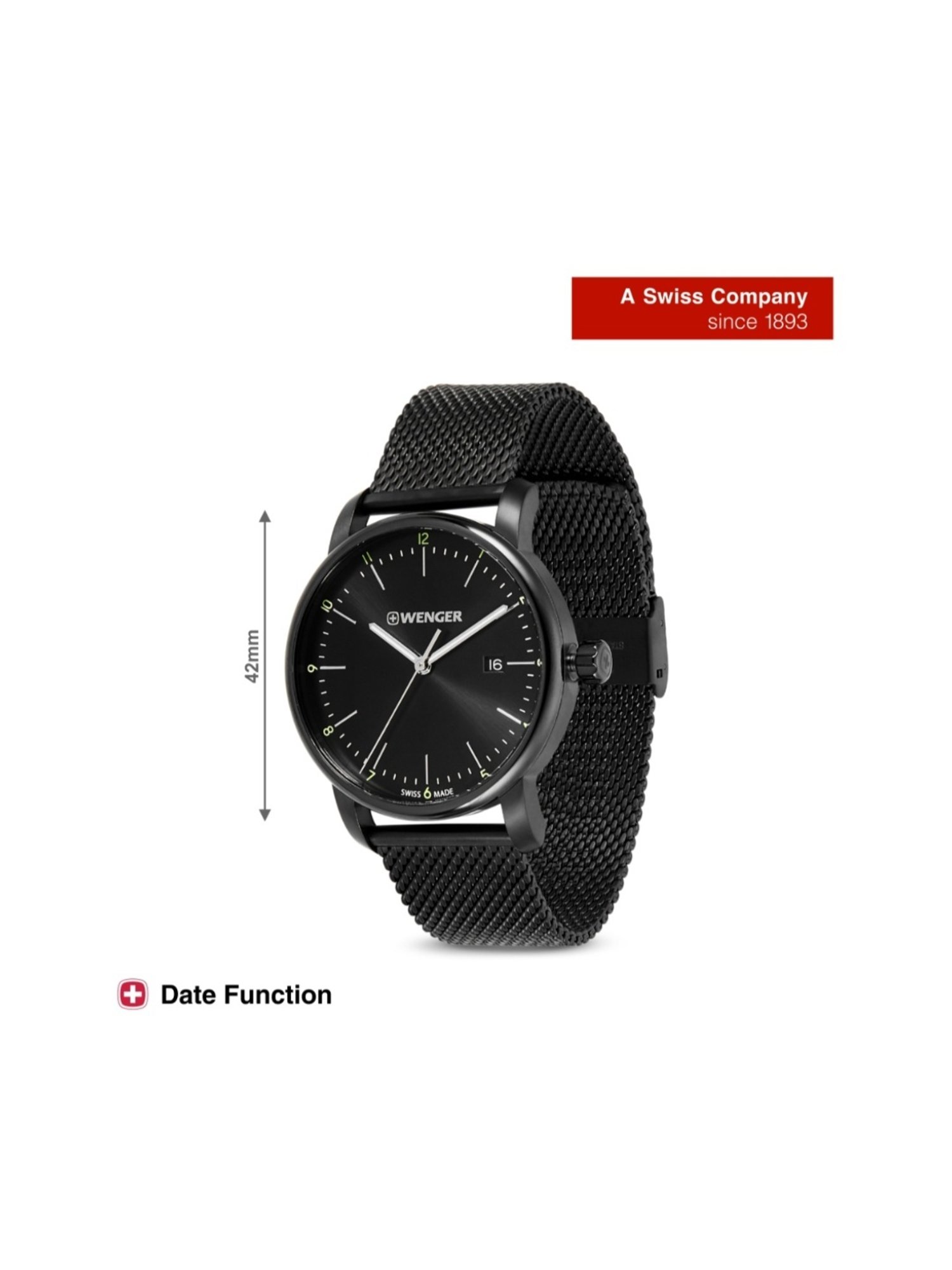 Wenger Swiss Made 01.1741.137 Urban Classic Analog Watch for Men