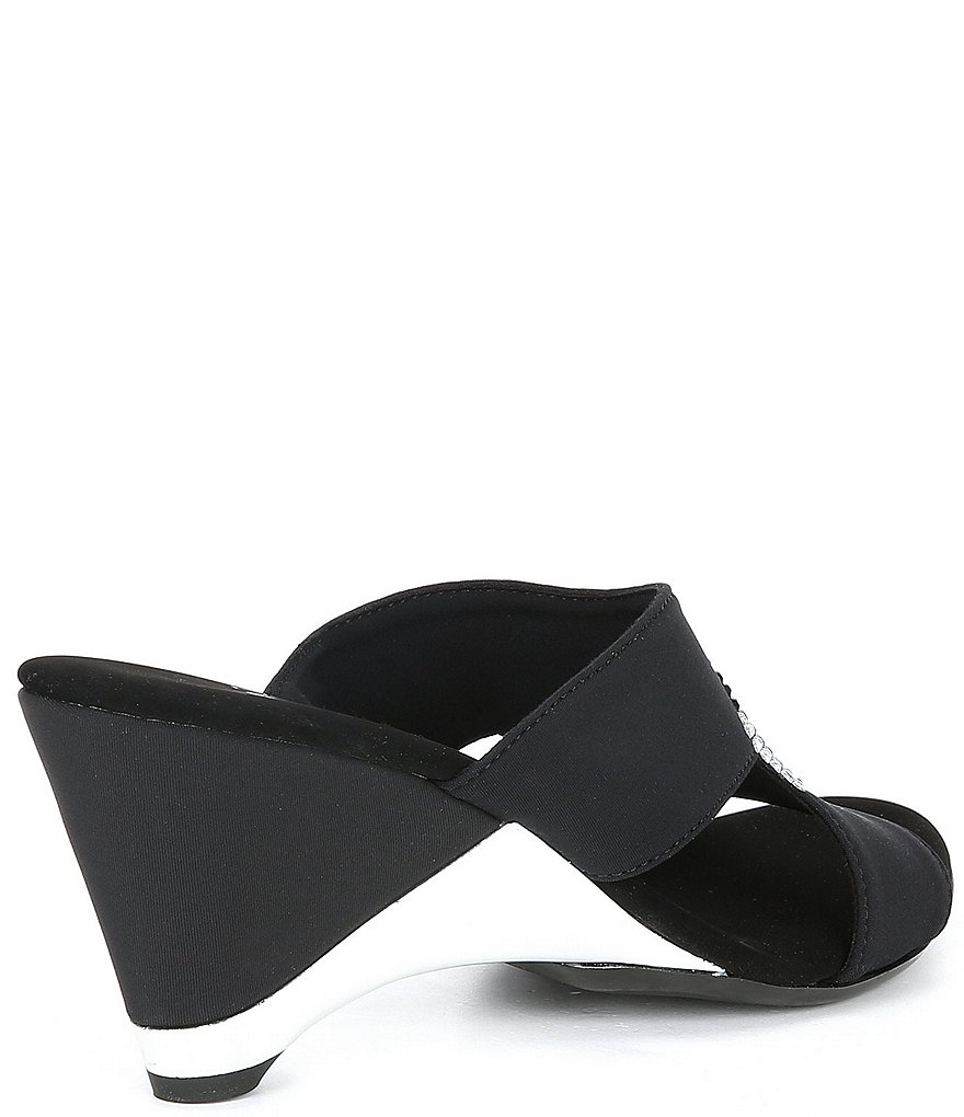 Onex Antonia Rhinestone Embellished Dress Slides