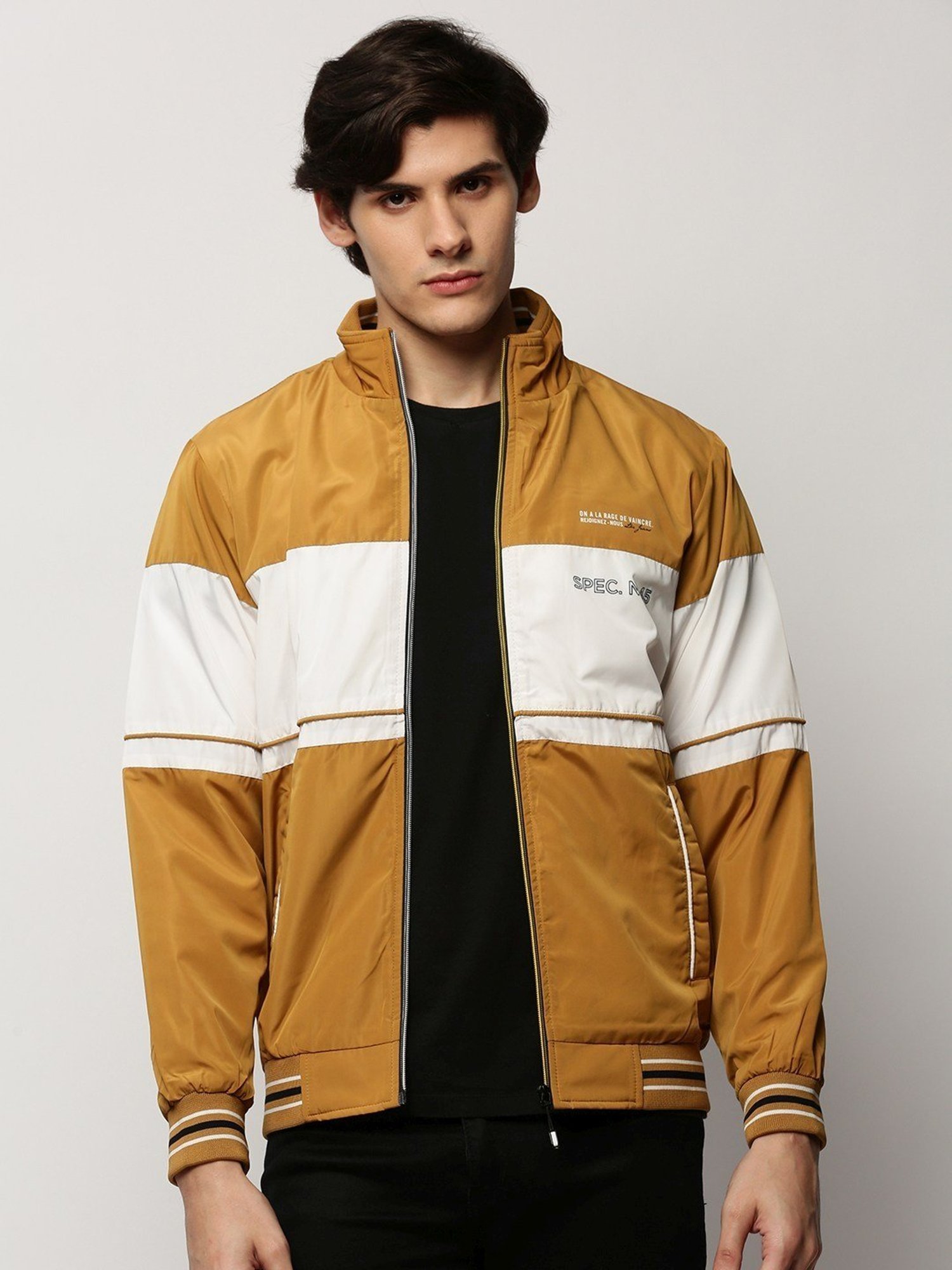 Hummel Grey Regular Fit Bomber Jacket