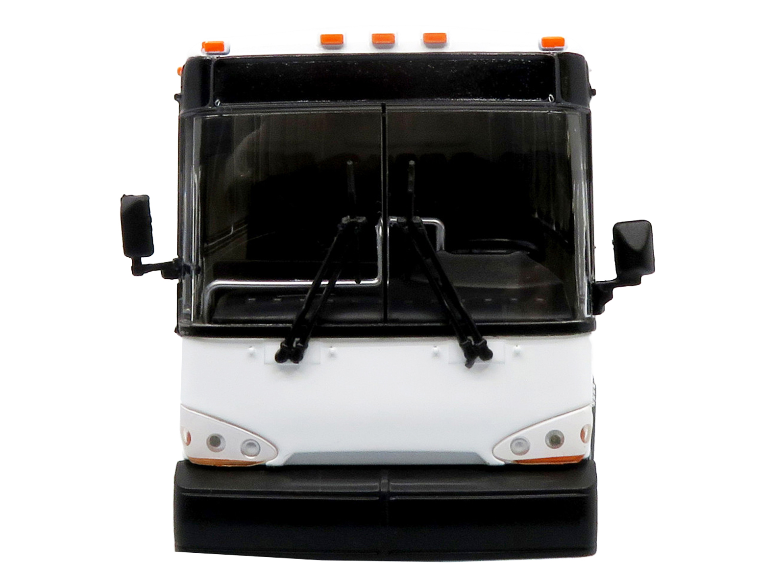 MCI D4500CT Commuter Coach Bus Blank White "The Bus & Motorcoach Collection" Limited Edition to 504 pieces Worldwide 1/50 Plastic Model by Iconic Replicas