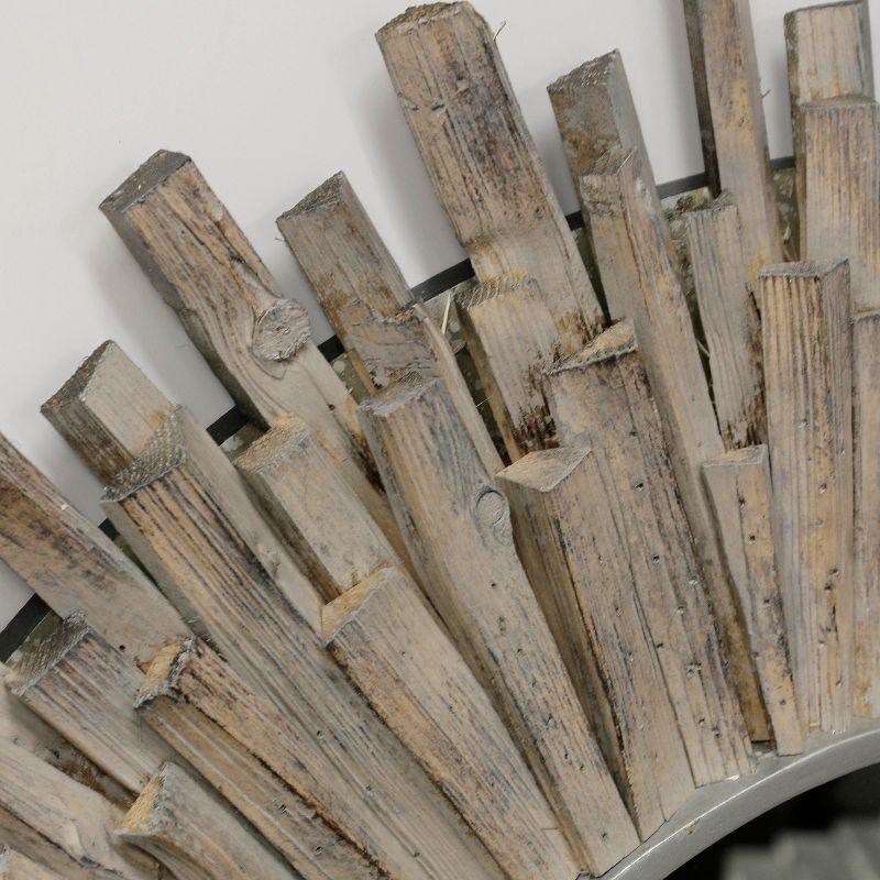 36" Complex Wood Wall Mirror Bark - StyleCraft