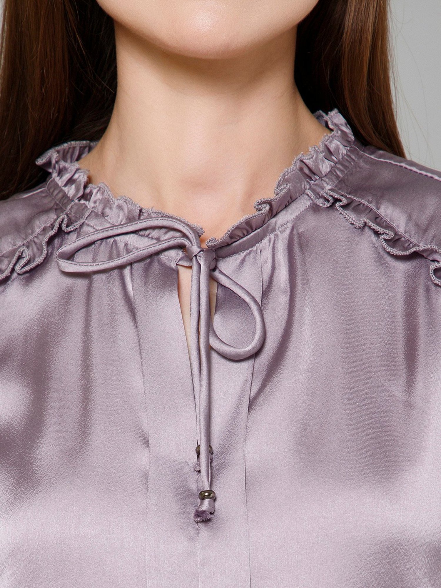 PURYS Lavender Regular Fit Top