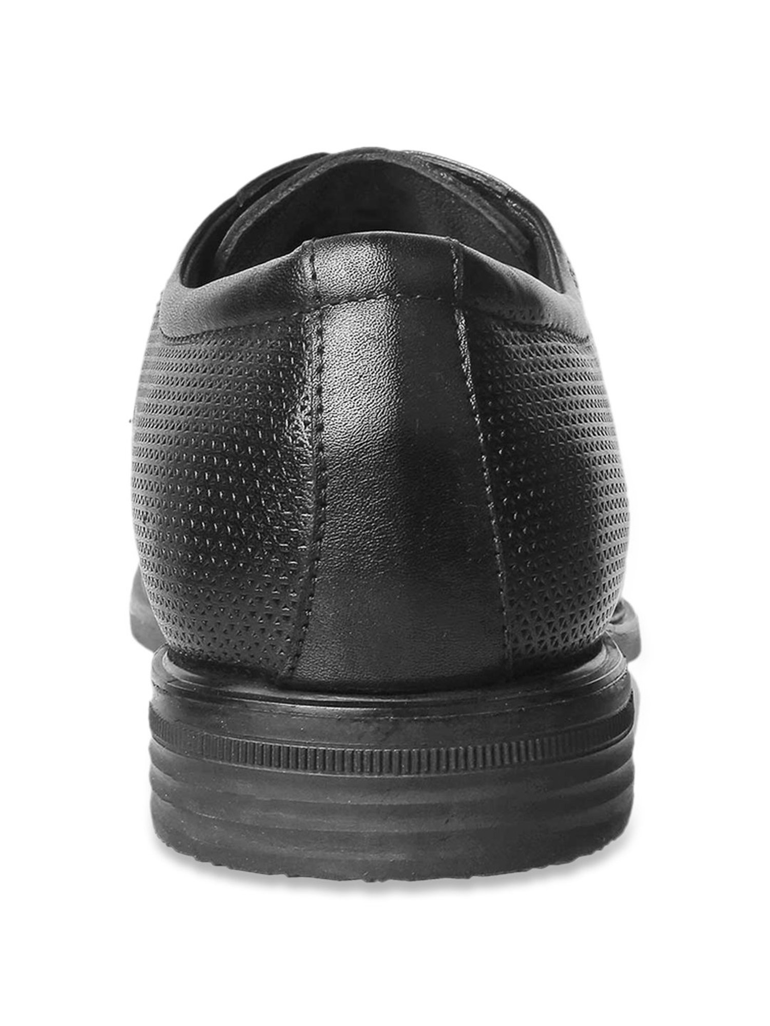 Mochi Men's Black Shoe Lace-up