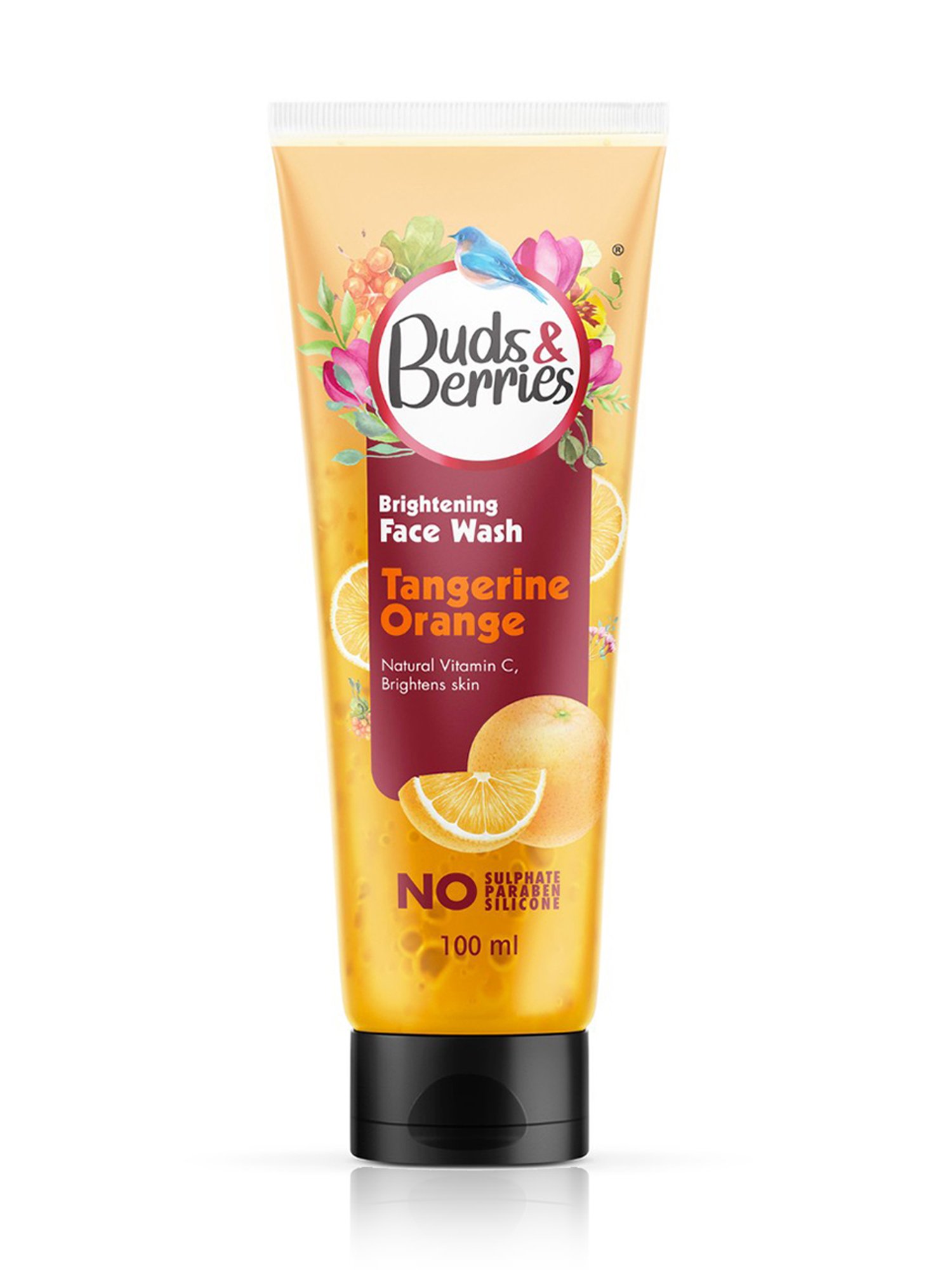 Buds & Berries Tangerine Orange Brightening Face Wash - 100 ml