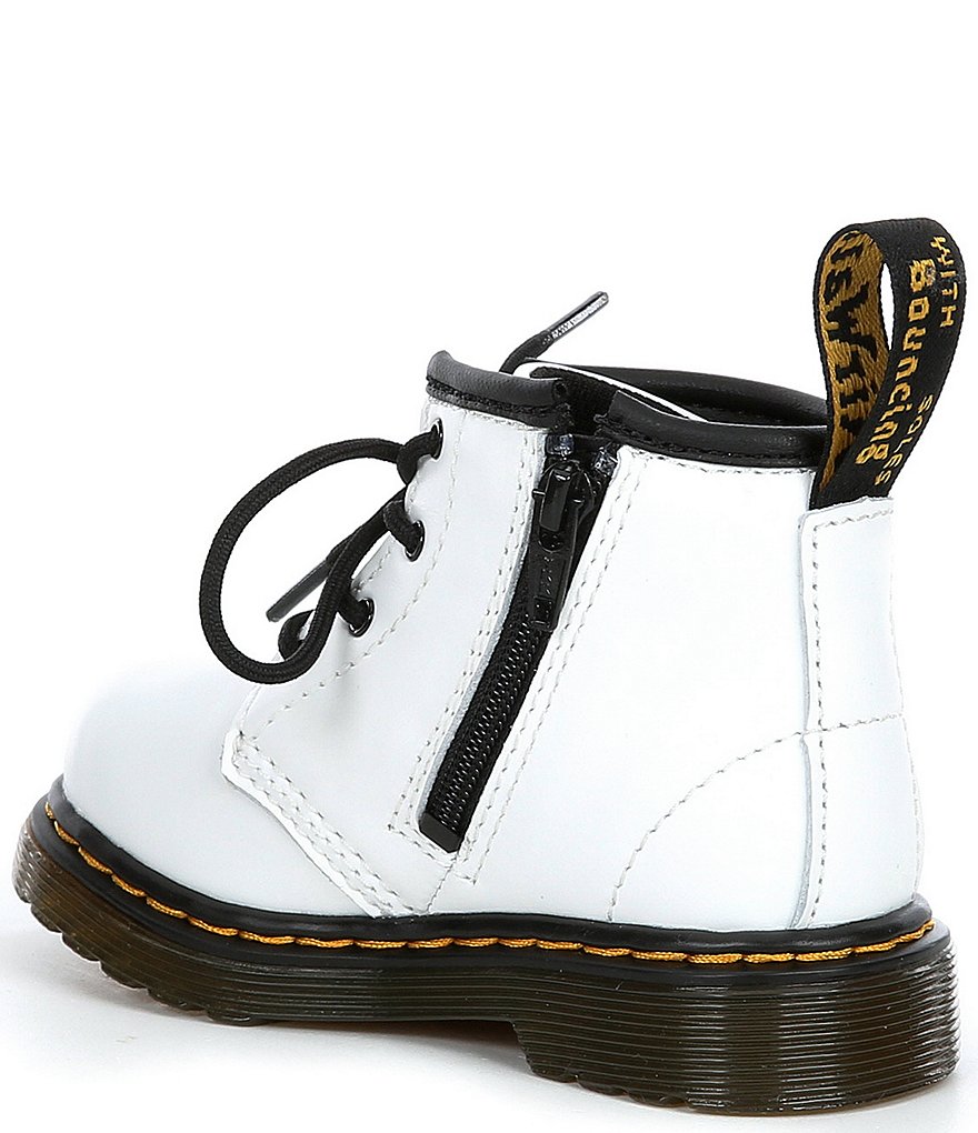 Dr. Martens Kids' 1460 Leather Lace-Up Combat Boots (Infant)