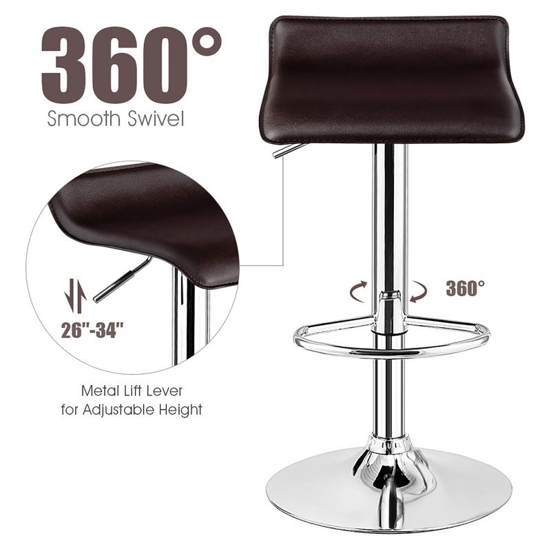 Ladder Barstool Seat Black - Riverstone Furniture Collection