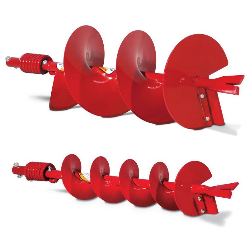Earthquake Auger Fishtail Point Replaceable Post Hole Digger Bit, 10" & 6" Bits