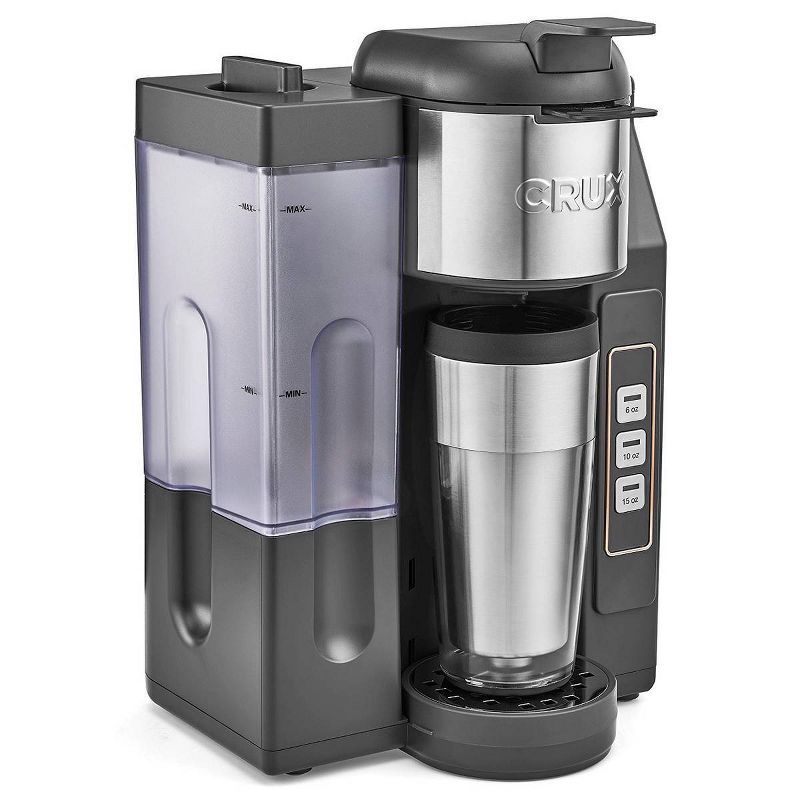CRUX K-Cup Single-Serve Coffee Maker - Gray