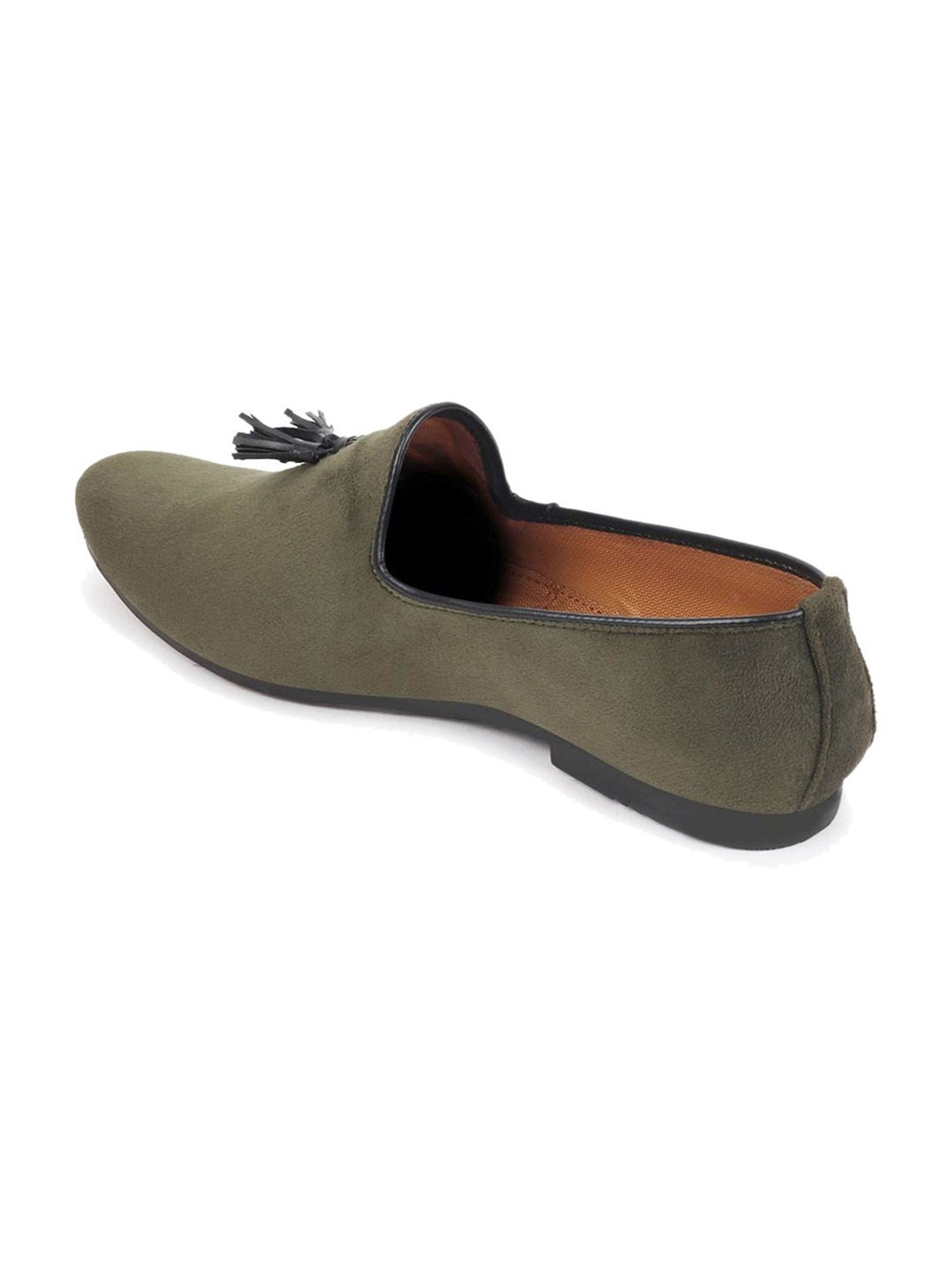 Fausto Men's Olive Casual Mocassins
