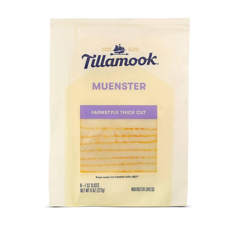 Tillamook Muenster Cheese Slices - 8oz