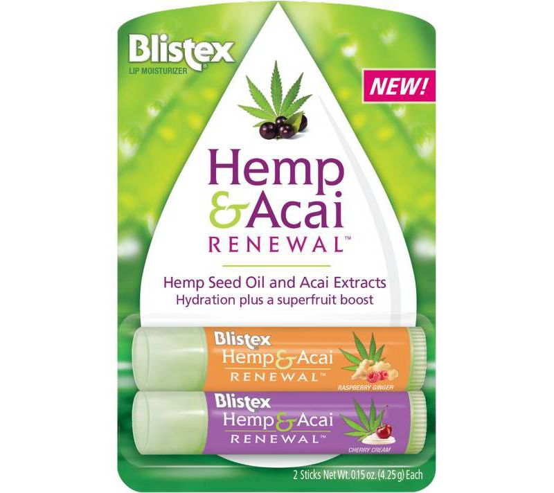 Blistex Lip Moisturizer Hemp & Acai Renewal - 2pk/0.3oz