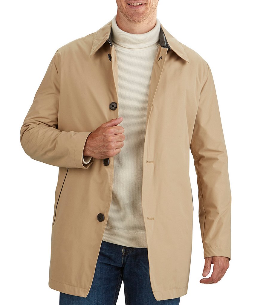 Cole Haan Hooded Down Zip Front Puffer Jacket