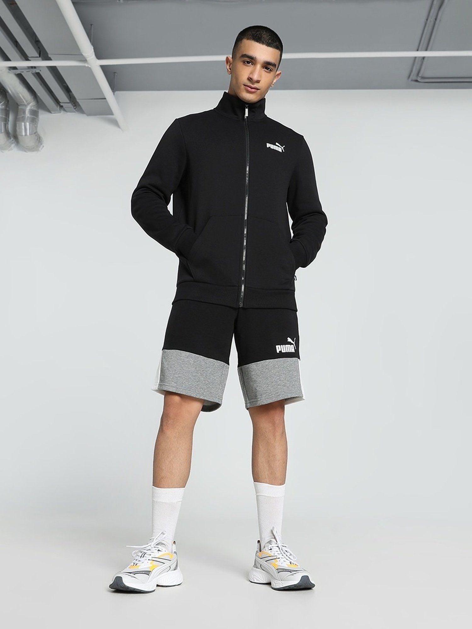 Hummel Blue Regular Fit Solid Jacket