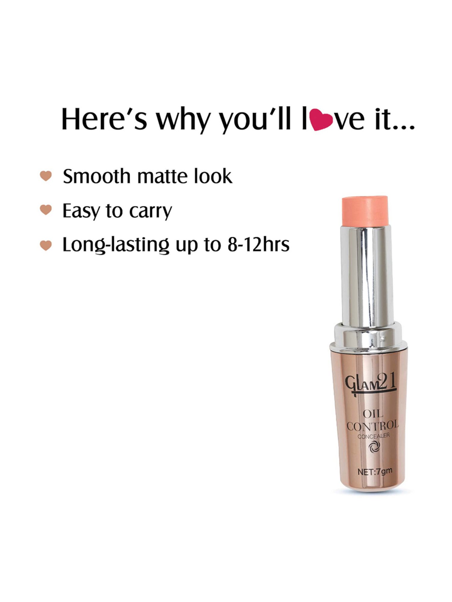 Glam21 Oil Control Concealer 05 - 7 gm