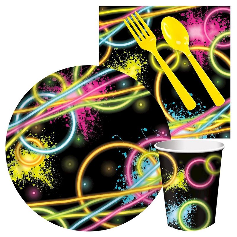 Glow Party Snack Pack Party Kit