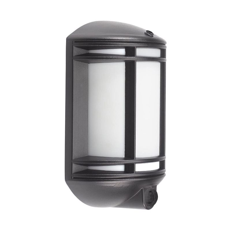 It's Exciting Lighting IEL-1300 Indoor Outdoor Garage Cambridge Battery Powered Motion Sensor Security Pendant Light, Black