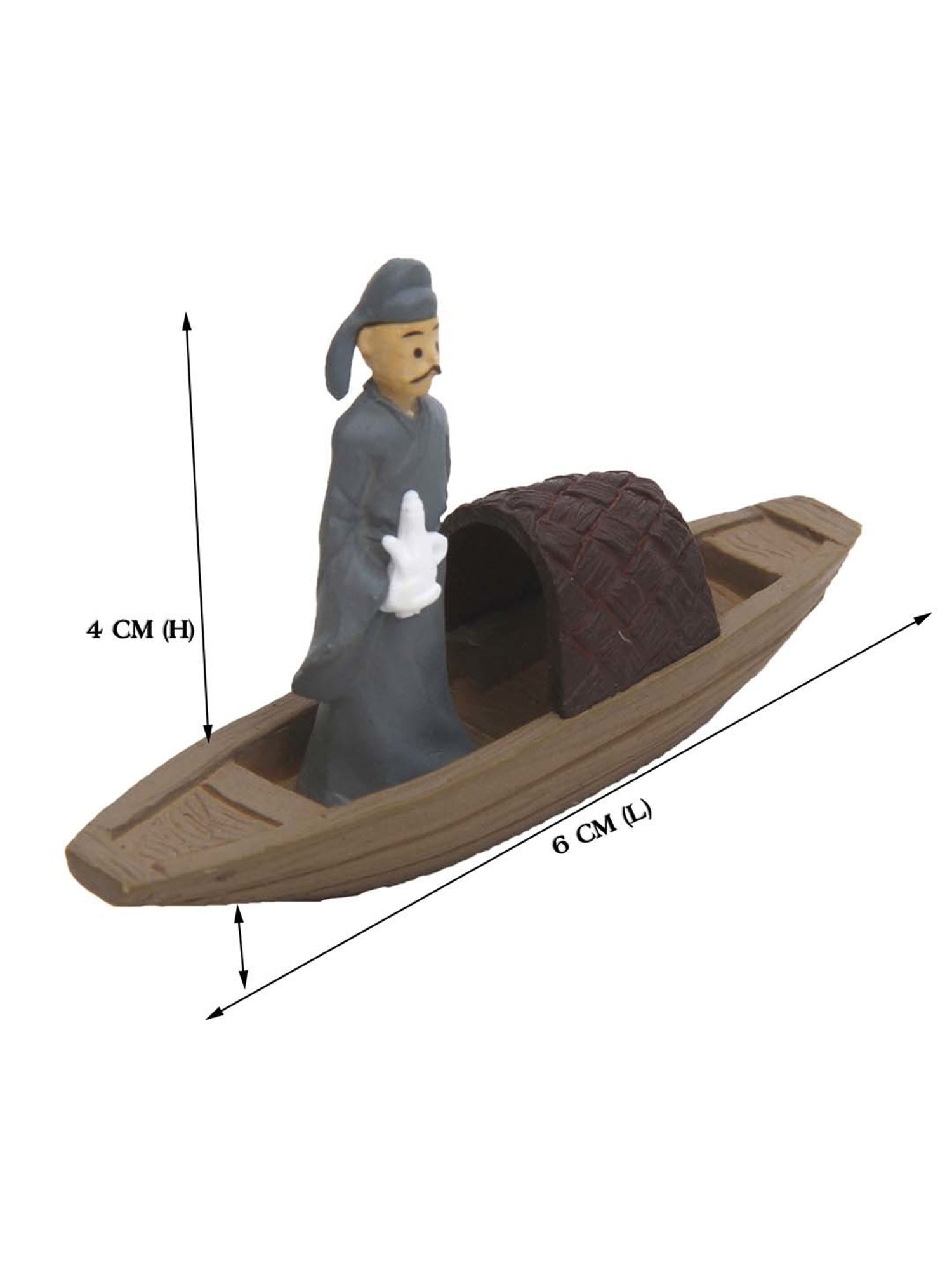 eCraftIndia Golden Handcrafted Engraved Palm Buddha Decorative Showpiece