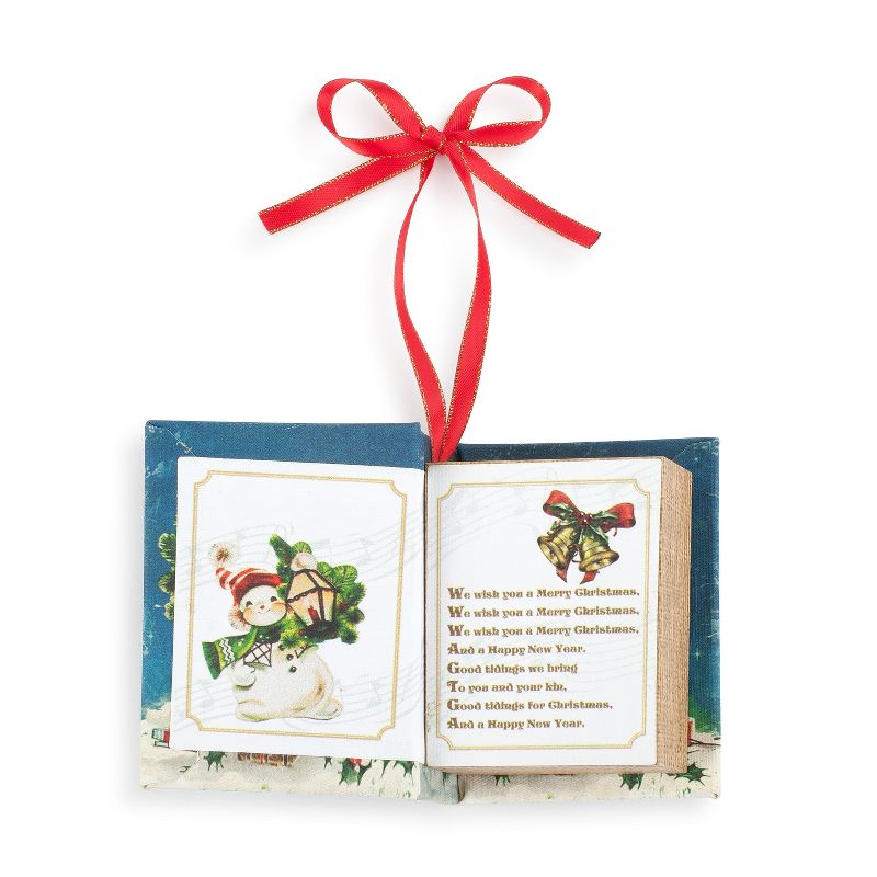 Mr. Christmas Mini Songbook Christmas Ornaments - 4" Set of 4
