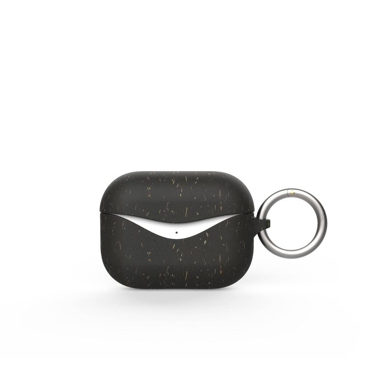 Pela Eco-Friendly Apple AirPods Pro Case Compatible with Wireless Charging - Black