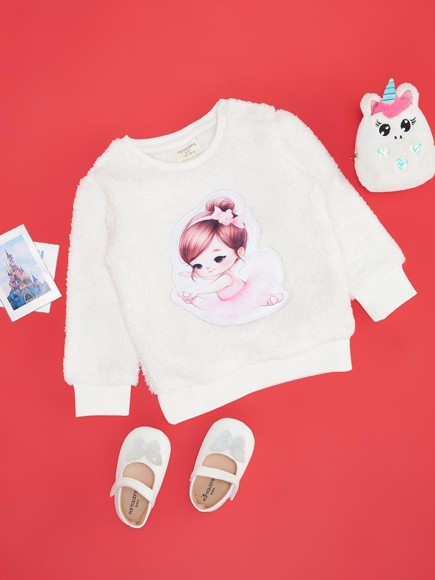 Pantaloons Baby off-White Sweatshirt