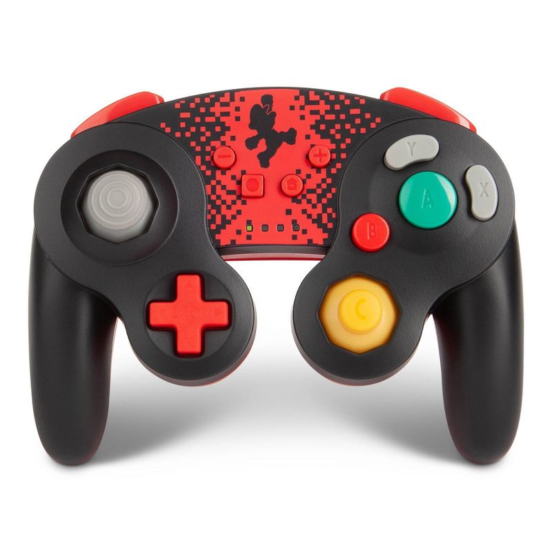 PowerA Wireless GameCube Style Controller for Nintendo Switch - Mario - Black/Red