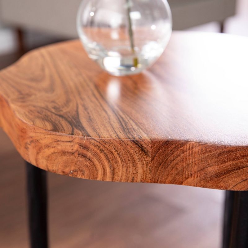 Set of 3 Glam Mirrored Accent Tables Gold - Olivia & May