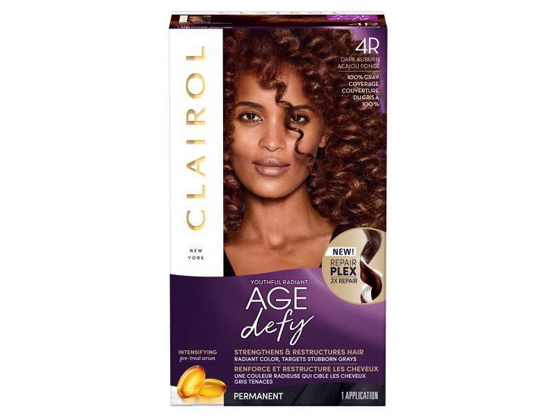 Clairol Nice'N Easy Age Defy Expert Hair Color - 4R Dark Auburn - 1 kit