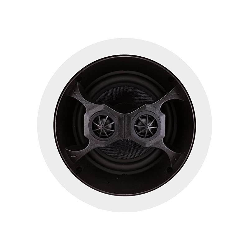 2Way InCeiling Speakers 65 Inch Dual Input Stereo Glass Composite Woofer Pair Aria Series