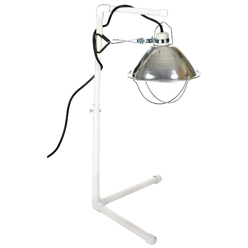 Little Giant Farm Chick/Chicken/Hen/Pullet Brooder Round Plastic Nesting Box Set Kit with Adjustable Stand, Black