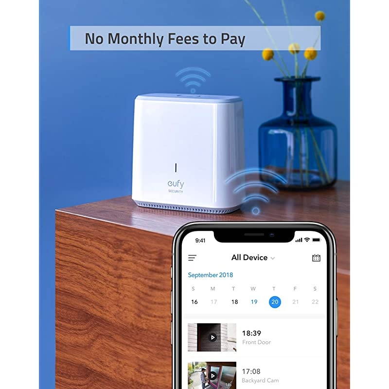 Security, Cam E, Wireless Security Camera, 365-Day Battery Life, 1080P HD, 2-Way Audio, IP65 Weatherproof, Indoor and Outdoor Use, Add-On Camera, Requires HomeBase or HomeBase E