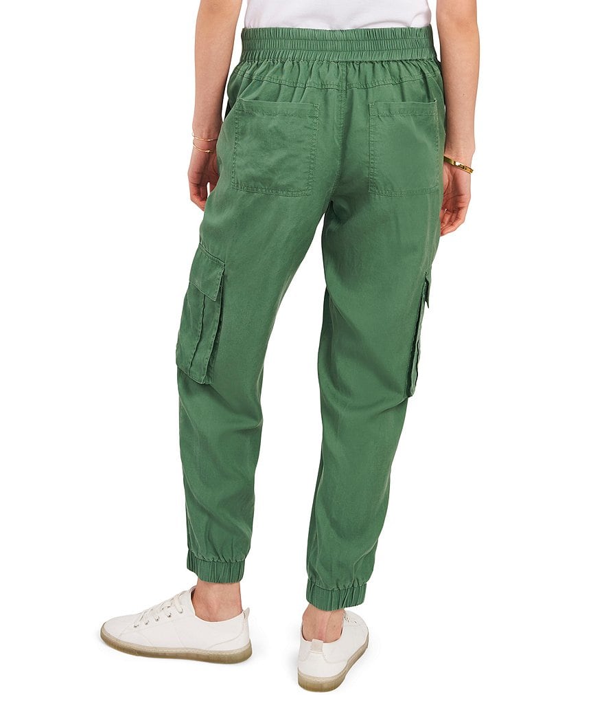 Vince Camuto Tencel Cargo Pocket Mid Rise Ankle Pants