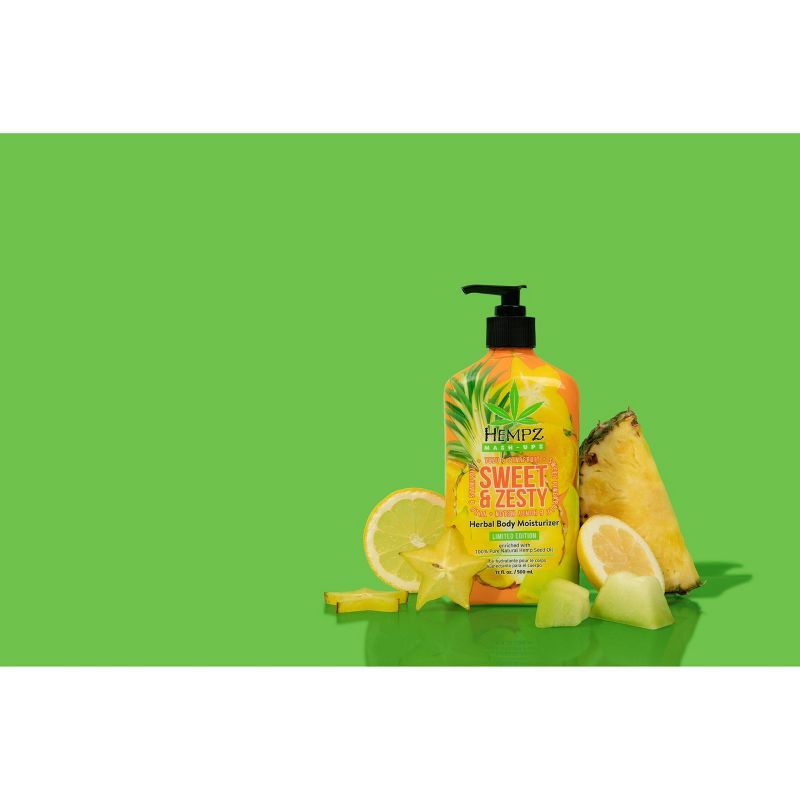 Hempz Limited Edition Sweet and Zesty Herbal Body Moisturizer - 17oz