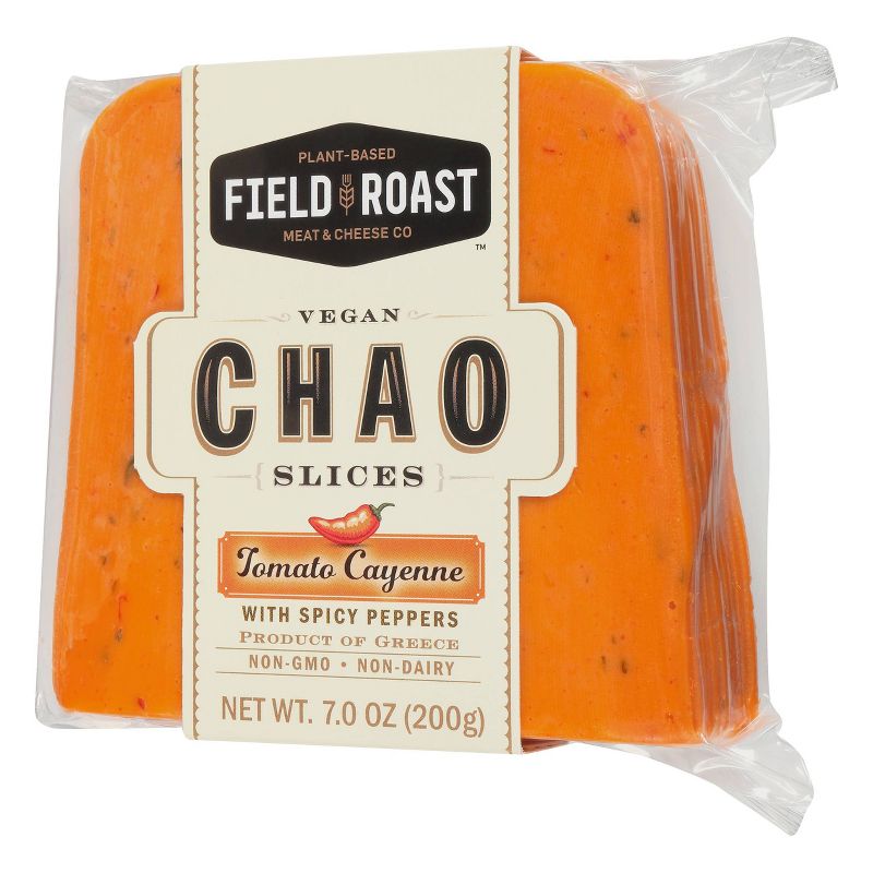 Original Field Roast Vegan Chao Slices Tomato Cayenne - 7oz