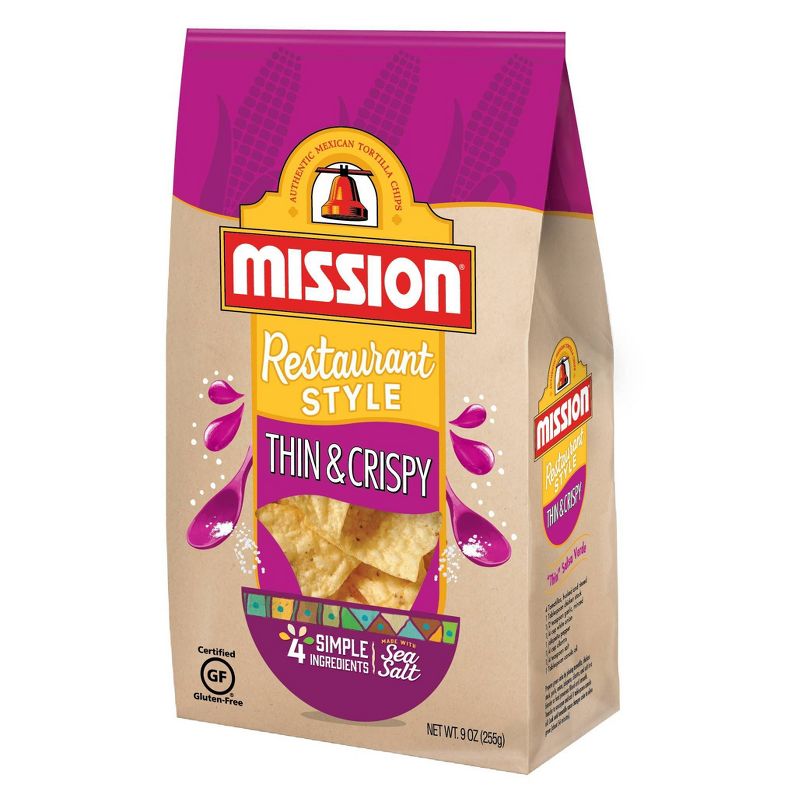 Mission Thin & Crispy Tortilla Chips - 9oz