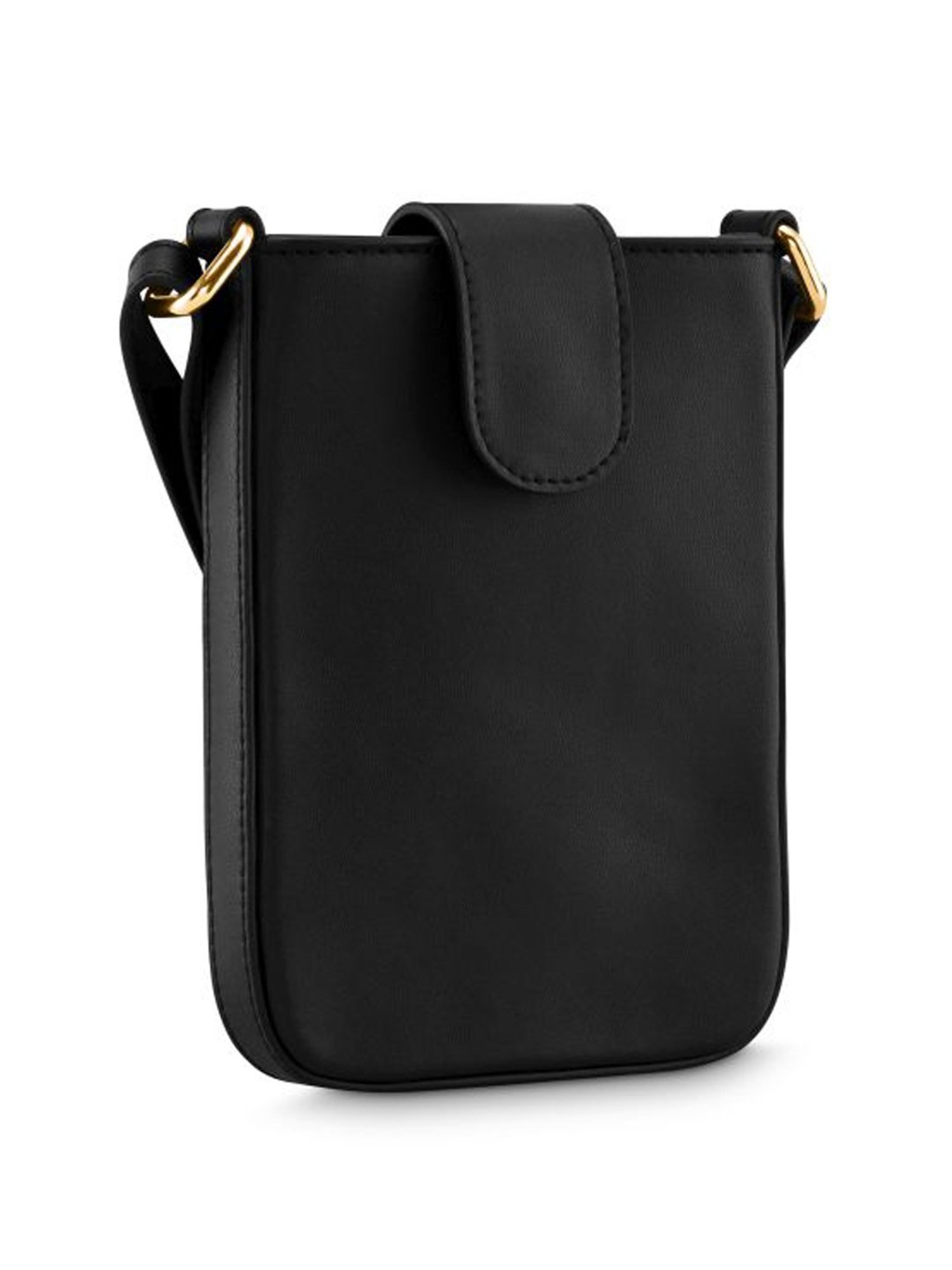 Fastrack Black Solid Mobile Pouch