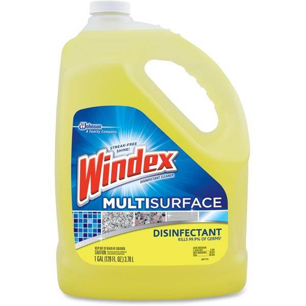 Glass and Multi-Surf Cleaner,1 gal.,PK4 WINDEX 682265
