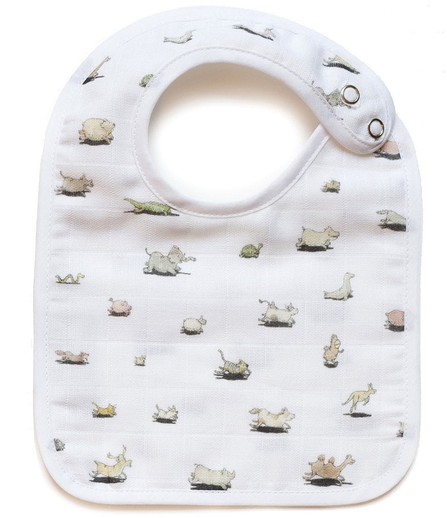 Atelier Choux Paris Organic Cotton Baby Menagerie Small Bib