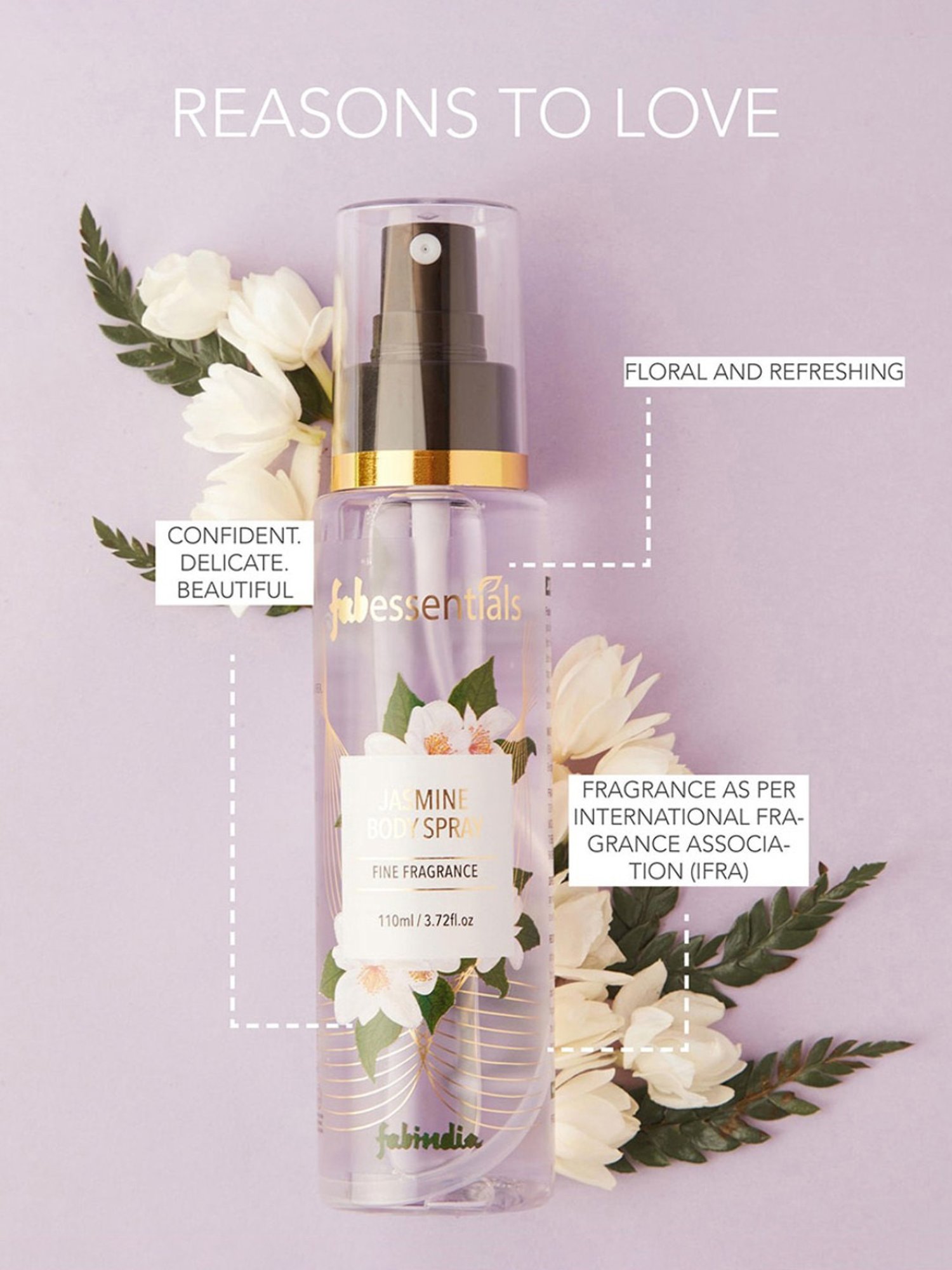 Fabessentials Jasmine Body Spray - 110 ml