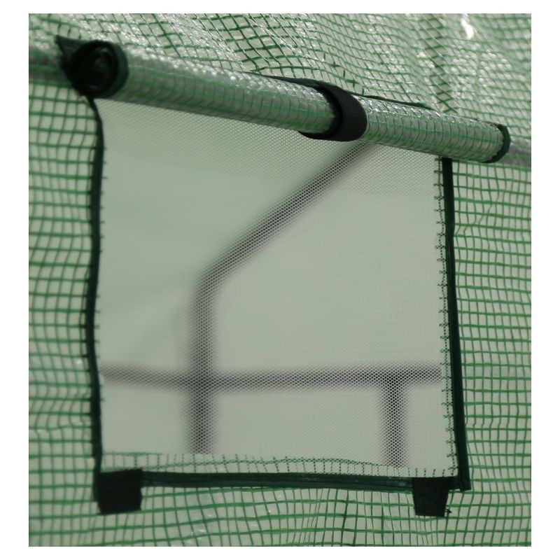 Very Spacious And Sturdy Walk - In 2 Tier 12 Shelf Portable Garden Greenhouse With Windows - Measures 117" L X 67" W X 83" H - Green - Ogrow