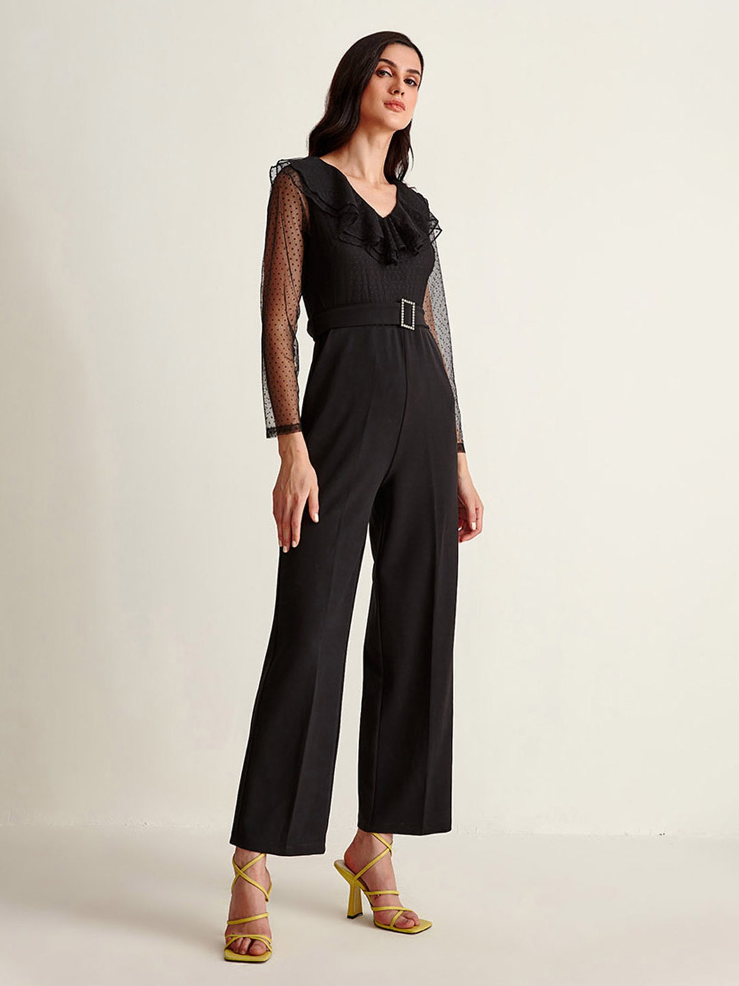 Cover Story Black Jumpsuit