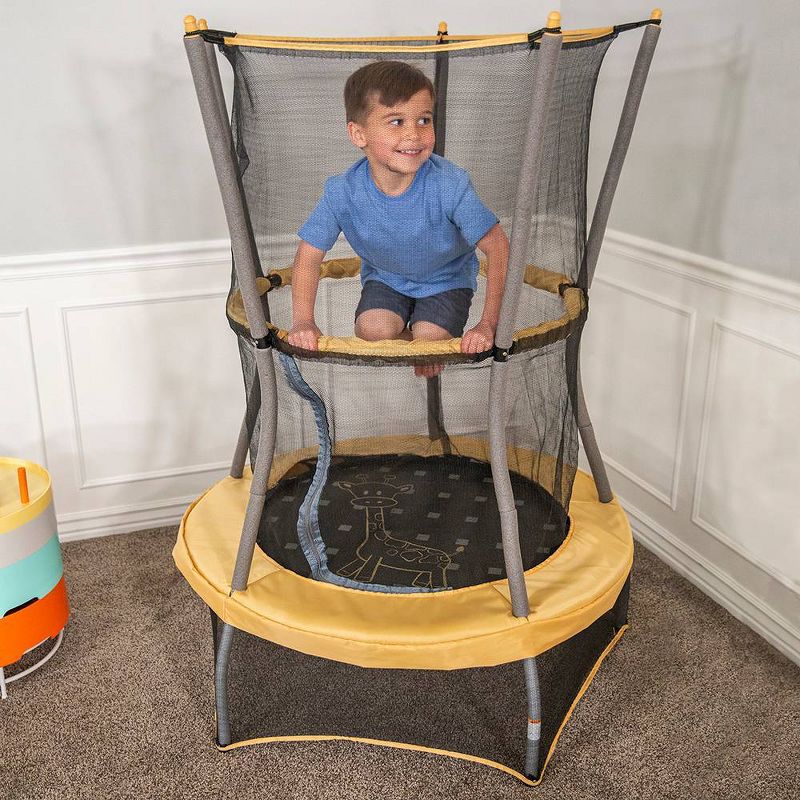 Skywalker Trampolines ActivPlay 40" Round Safari Explorer Mini Bouncer with Enclosure