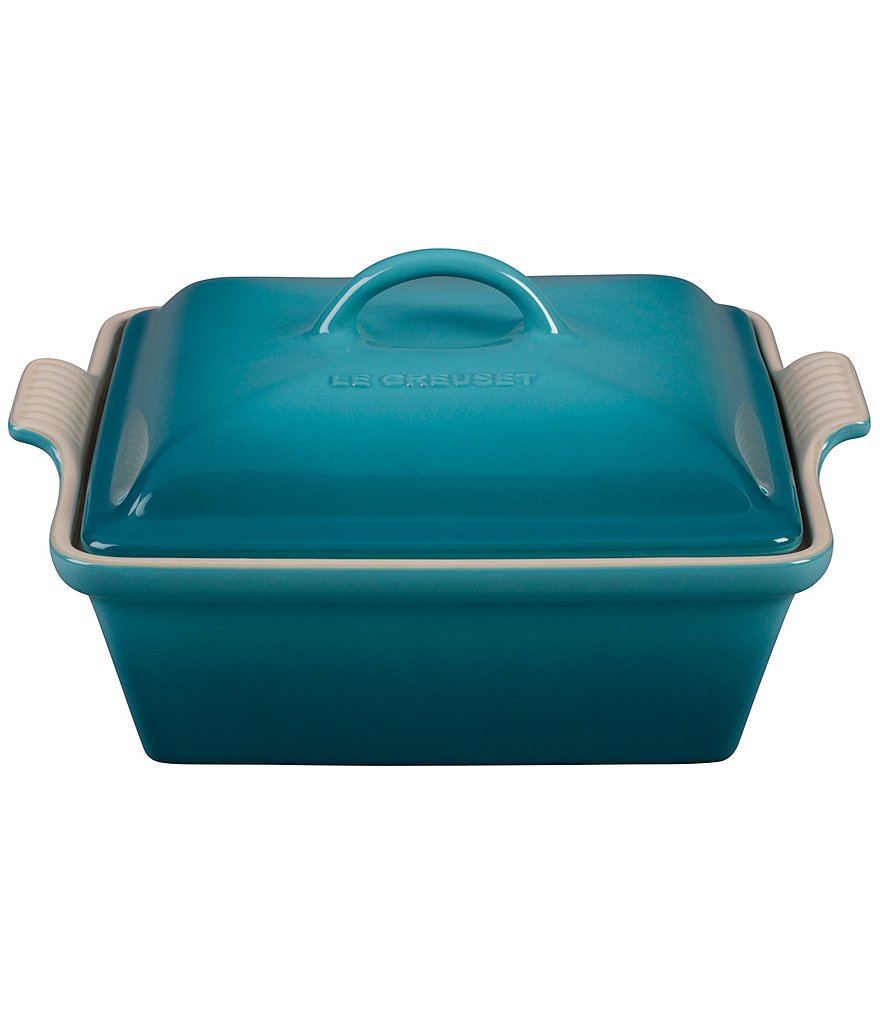 Le Creuset 2.5 Quart Heritage Covered Square Casserole Dish