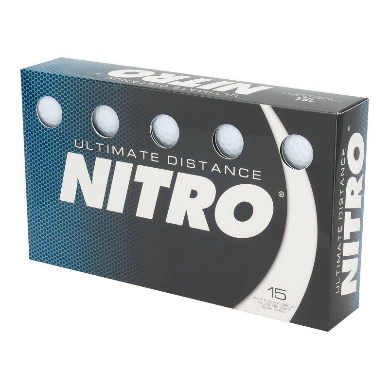 Nitro Golf Ultimate Distance Golf Balls White - 30pc