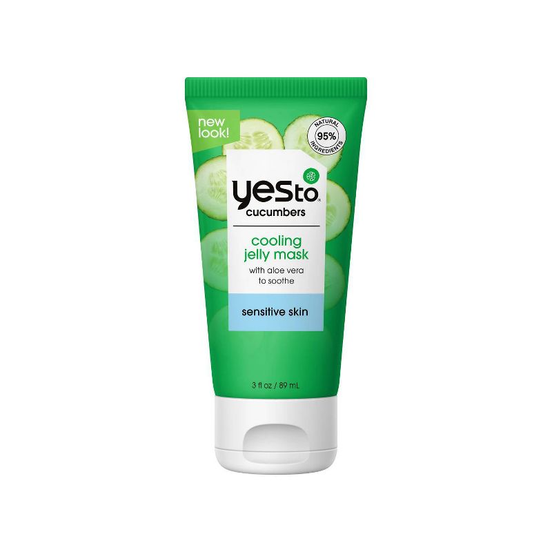 Yes To Cucumbers Cooling Jelly Mask - 3 fl oz