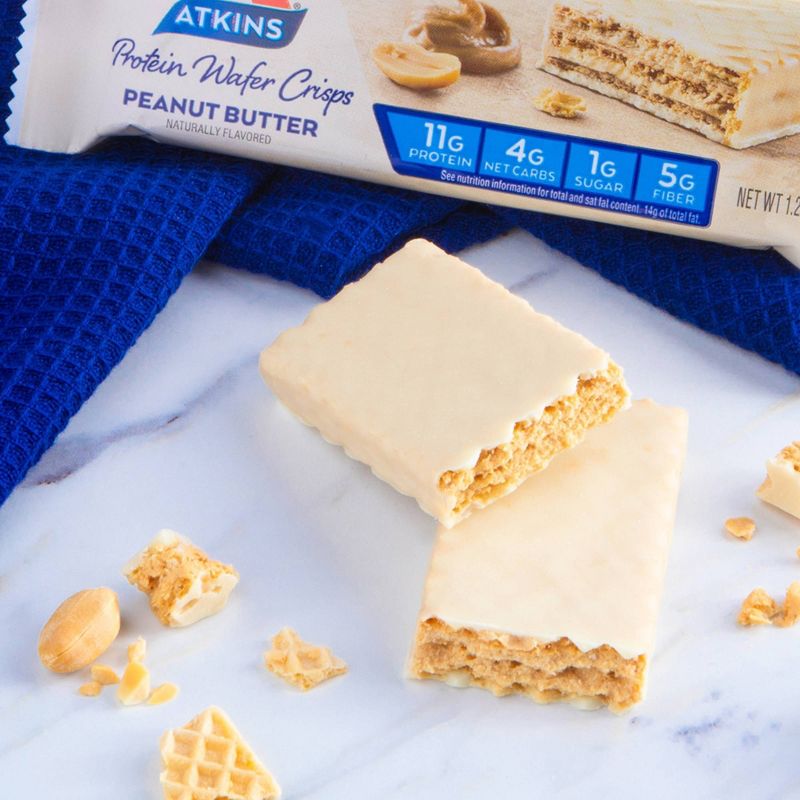 Atkins Protein Wafer Crisps - Peanut Butter - 5ct