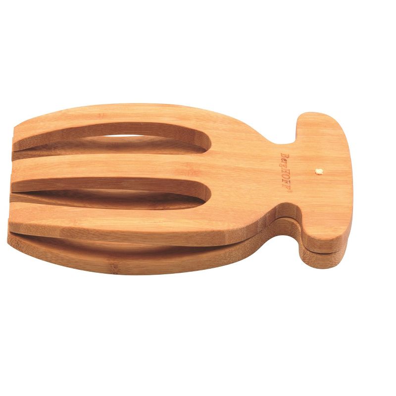 Lipper Bamboo Salad Hands With Knob Handles