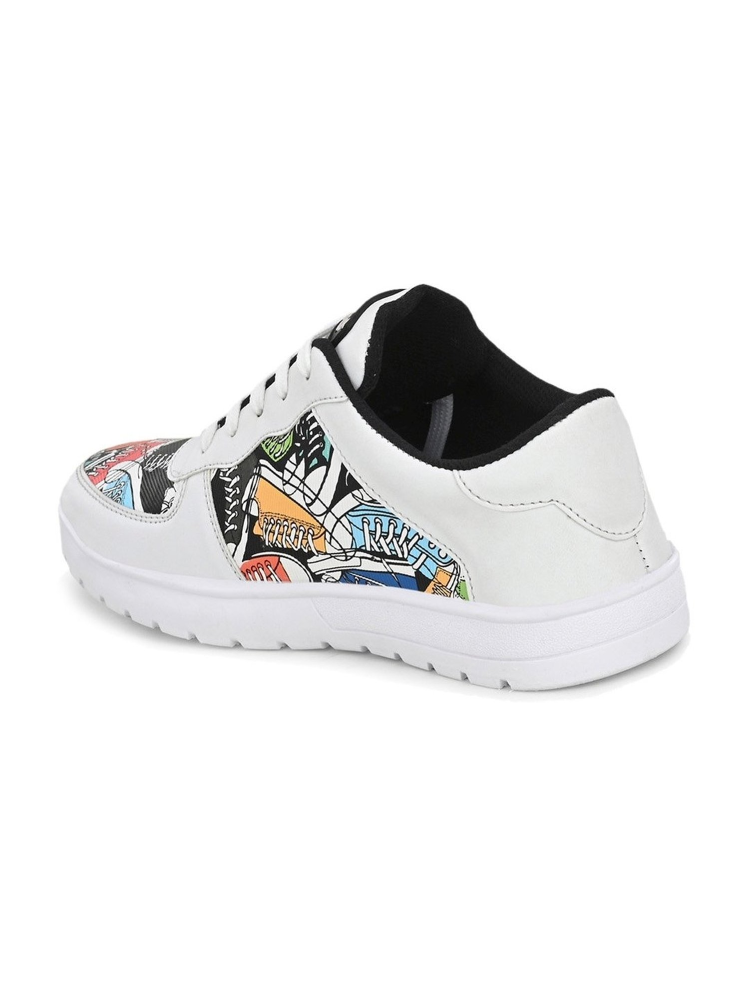 Prolific Men's Elite White Casual Sneakers