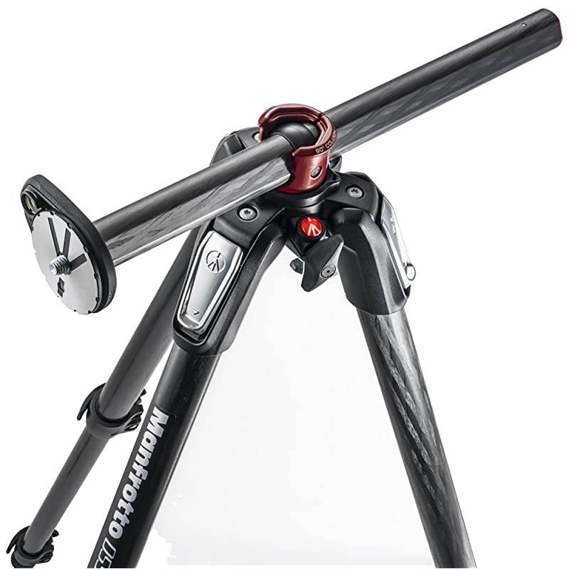 MT055CXPRO3 Carbon Fiber 3-Section Tripod with Horizontal Column ,Black