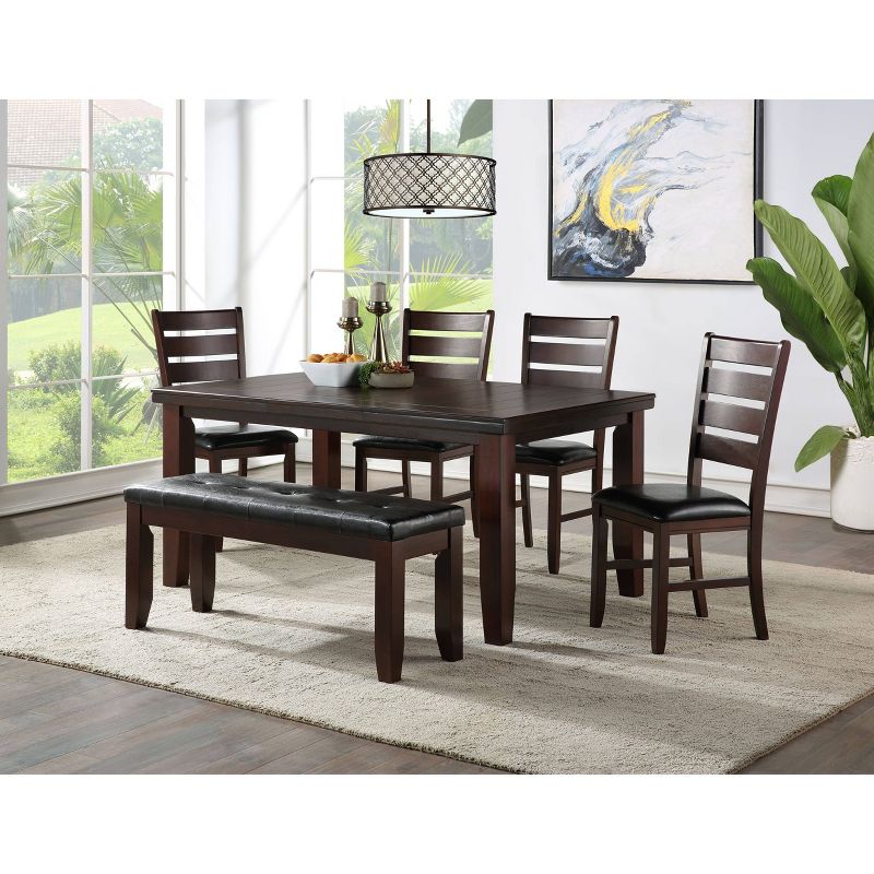Urbana Extendable Dining Table Wood/Cherry - Acme Furniture